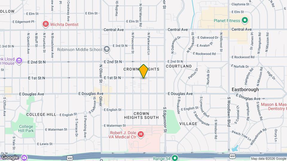 152 N Old Manor Rd Map and Location Details