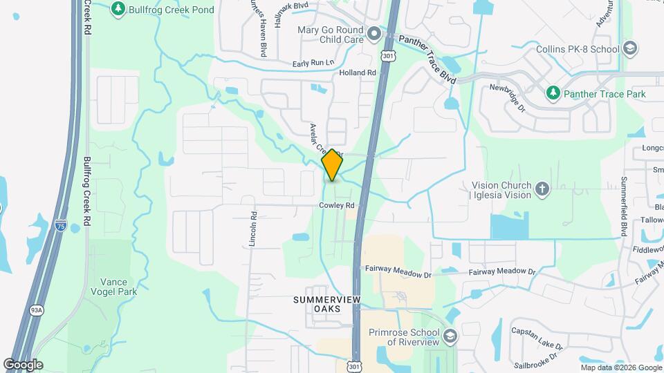 12805 Avelar Manor Pl Map and Location Details