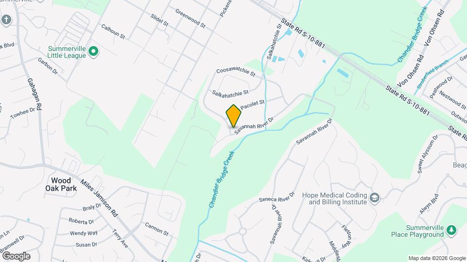 646 Savannah River Dr Map and Location Details