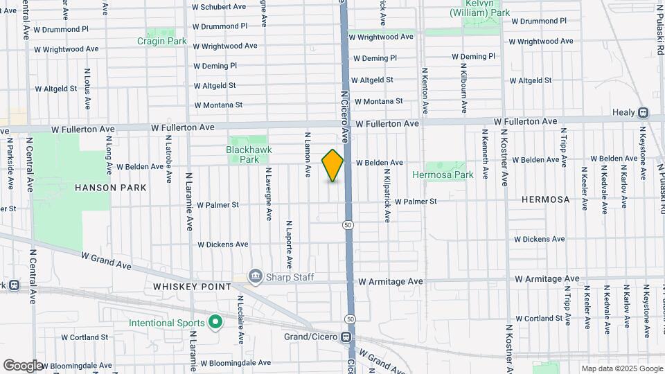 2223 N La Crosse Ave Map and Location Details