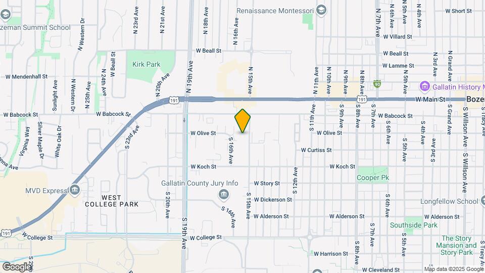 203 S 15th Ave Map and Location Details