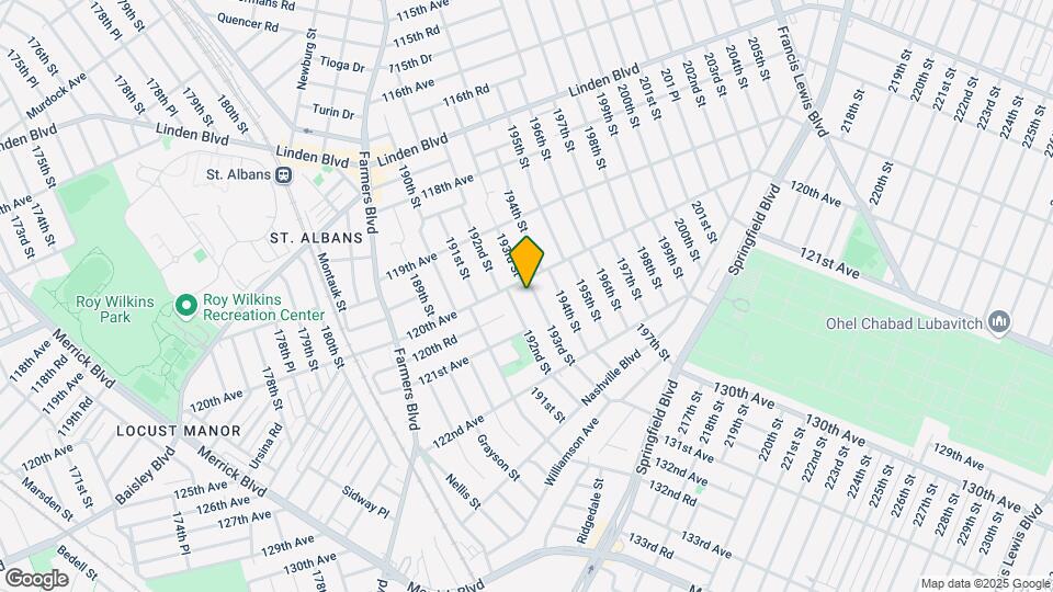 120-14 193rd St Map and Location Details