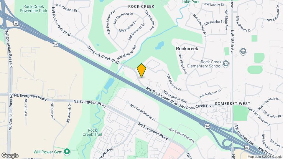 19849 NW Rock Creek Blvd Map and Location Details
