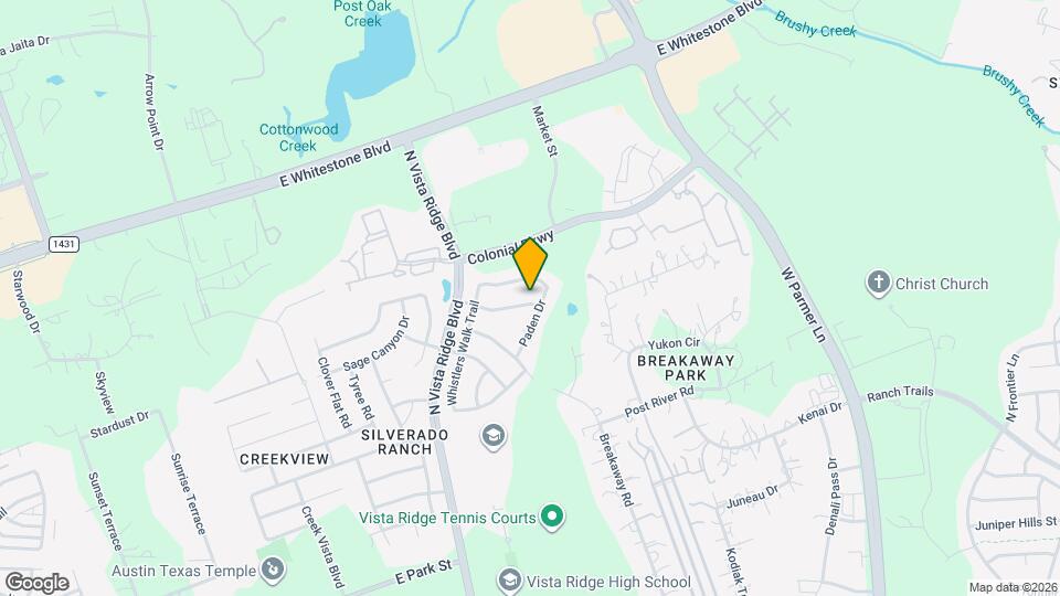 2519 Midnight Star Dr Map and Location Details