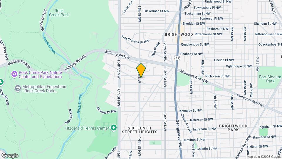 5735 14th St NW Map and Location Details