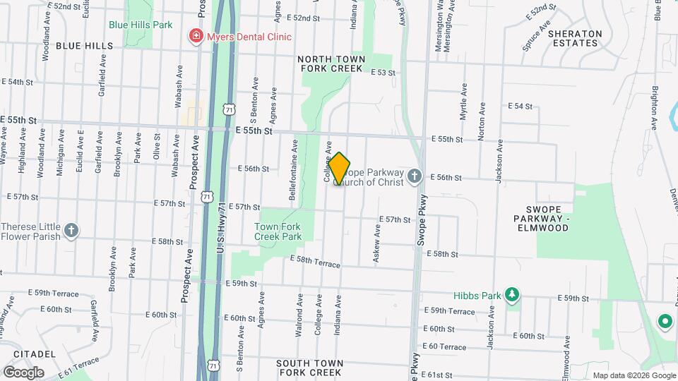 5622 Indiana Ave Mapa y Detalles de la Ubicación