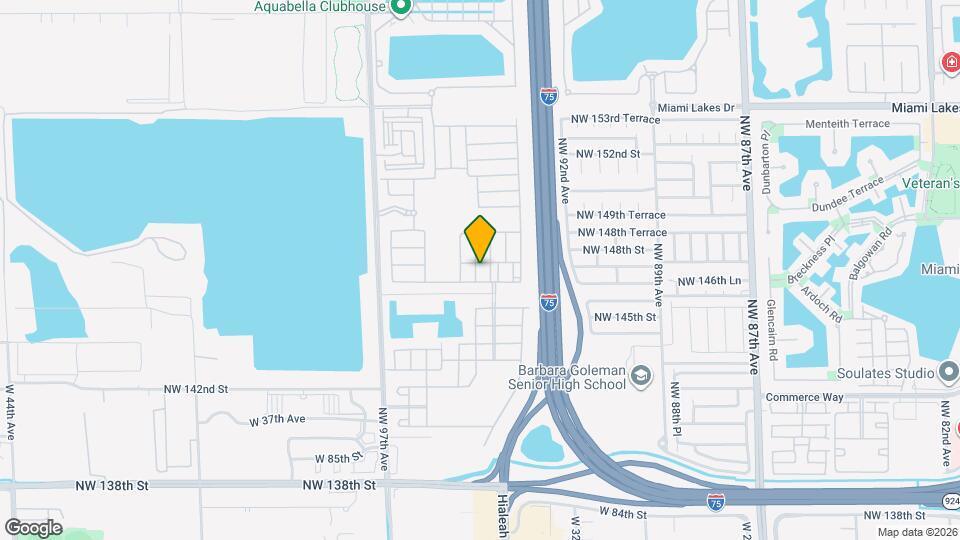 9261 W 33rd Way Map and Location Details