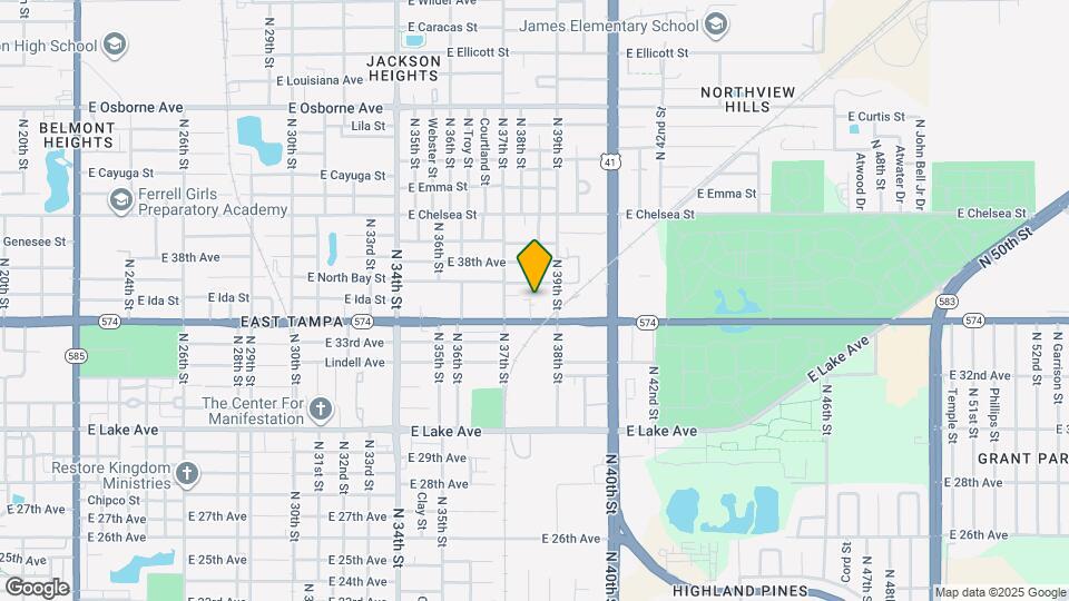 4011 N 38th St Mapa y Detalles de la Ubicación