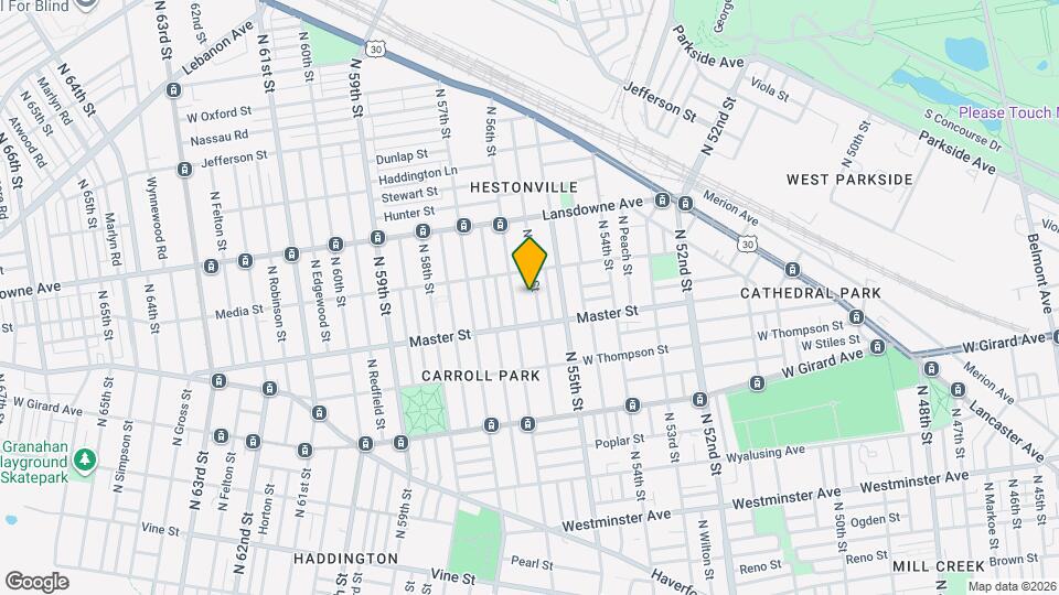 1436 N Allison St Map and Location Details