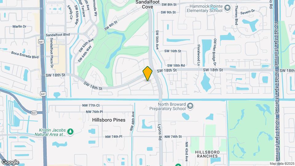 9091 SW 21st St Map and Location Details