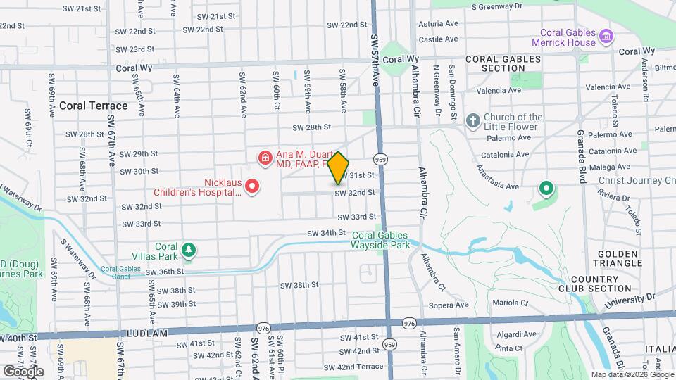 5837 SW 32nd St Map and Location Details