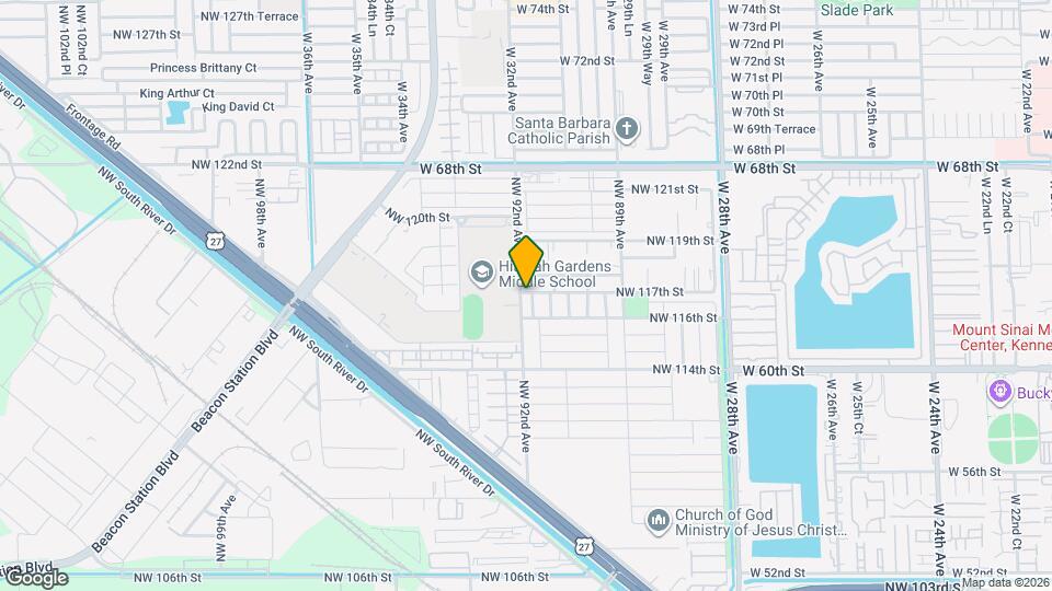 11686 NW 91st Pl Map and Location Details