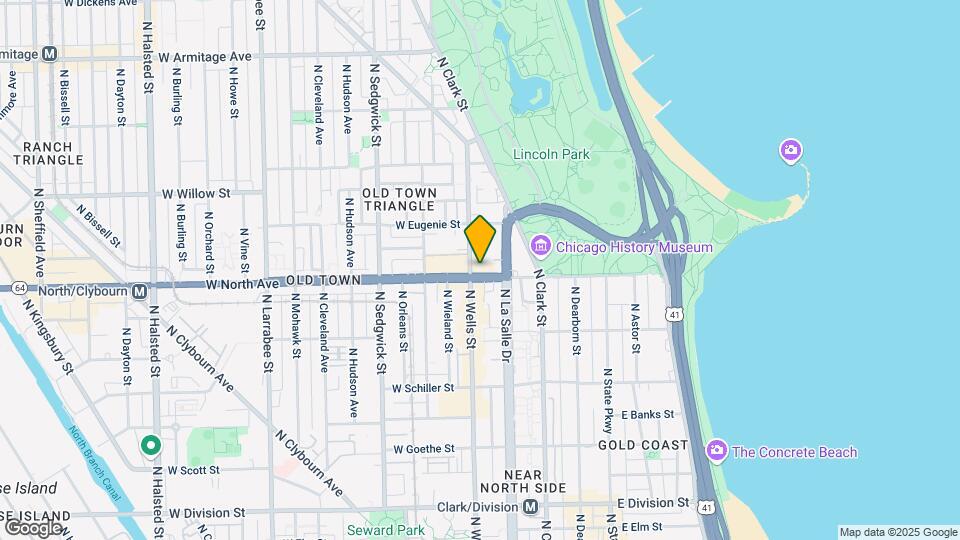 165 W North Ave Map and Location Details