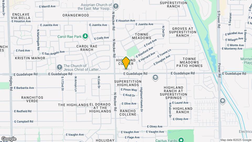 4073 E Princeton Ave Map and Location Details