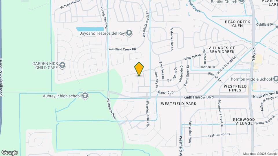 5206 Westwood Pines Dr Map and Location Details
