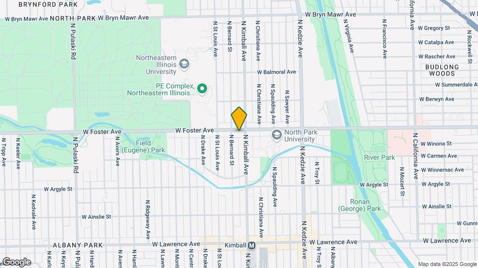 3411-3415 W Foster Ave Map and Location Details