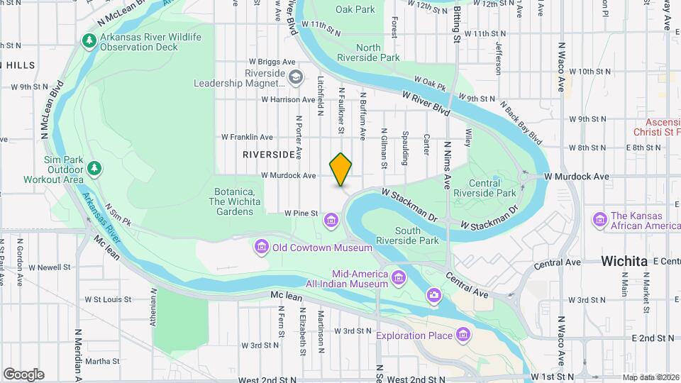 715 N Stackman Dr, Unit C Map and Location Details