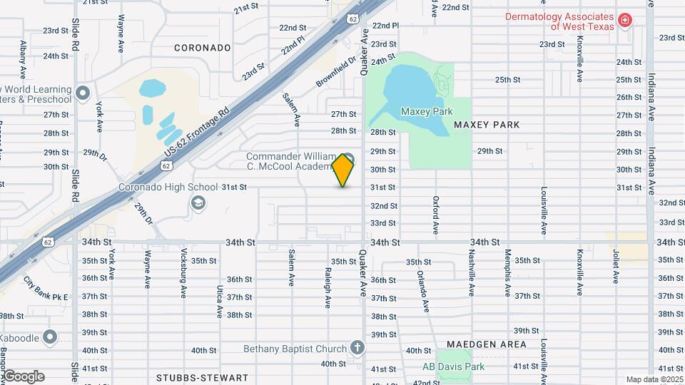 4411 31st St Map and Location Details