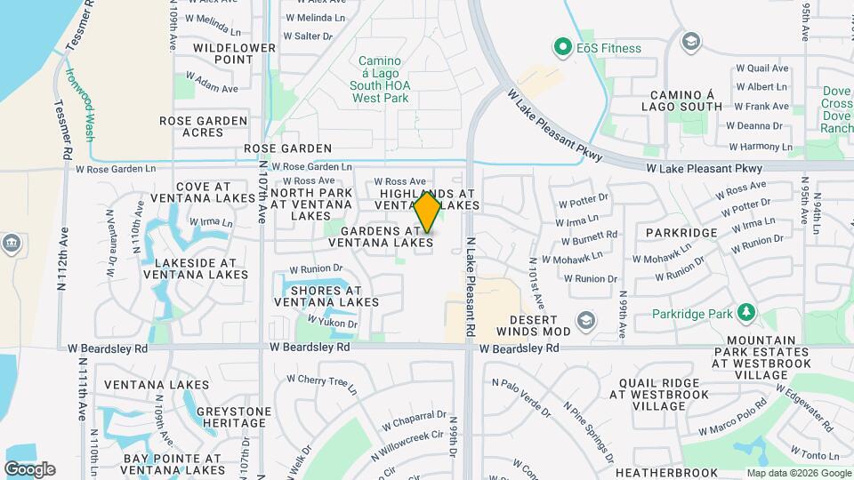 20622 N 102nd Ln Map and Location Details