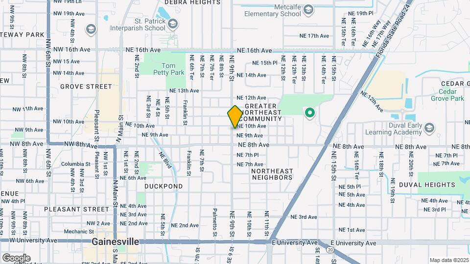 906 NE 9th Ave Map and Location Details