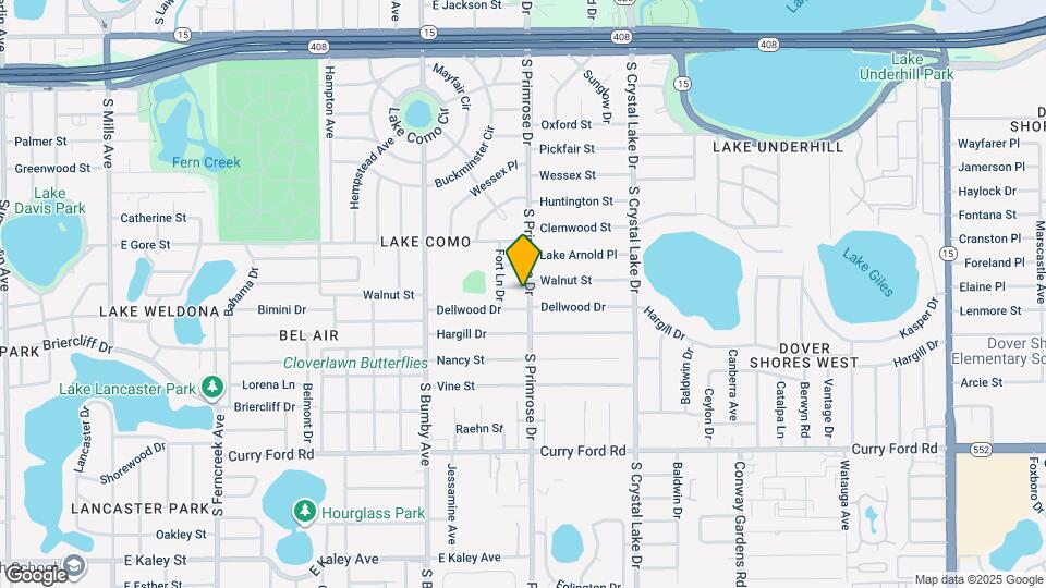 2732 Walnut St Map and Location Details
