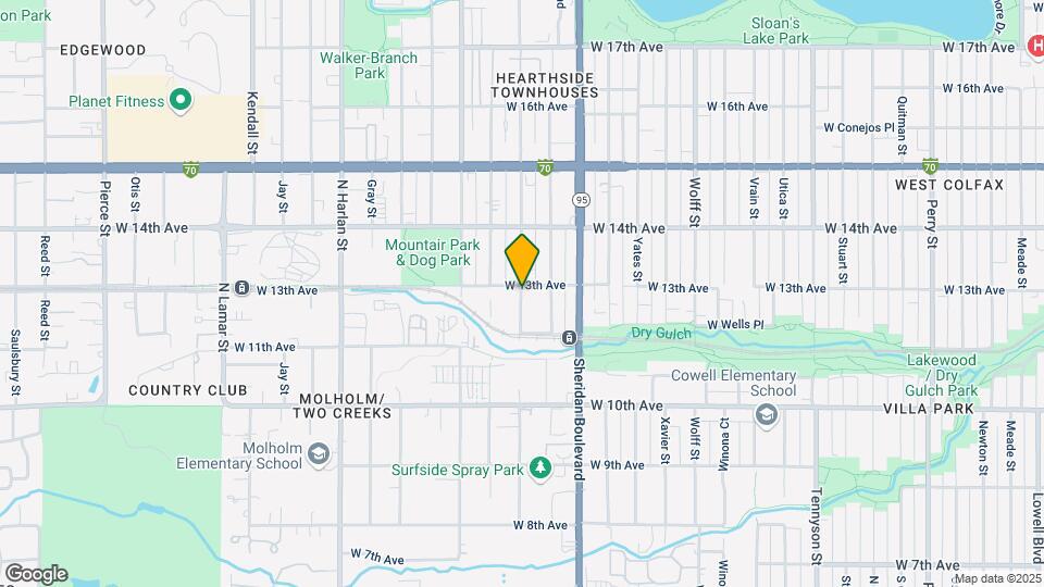 1290 Benton St Map and Location Details