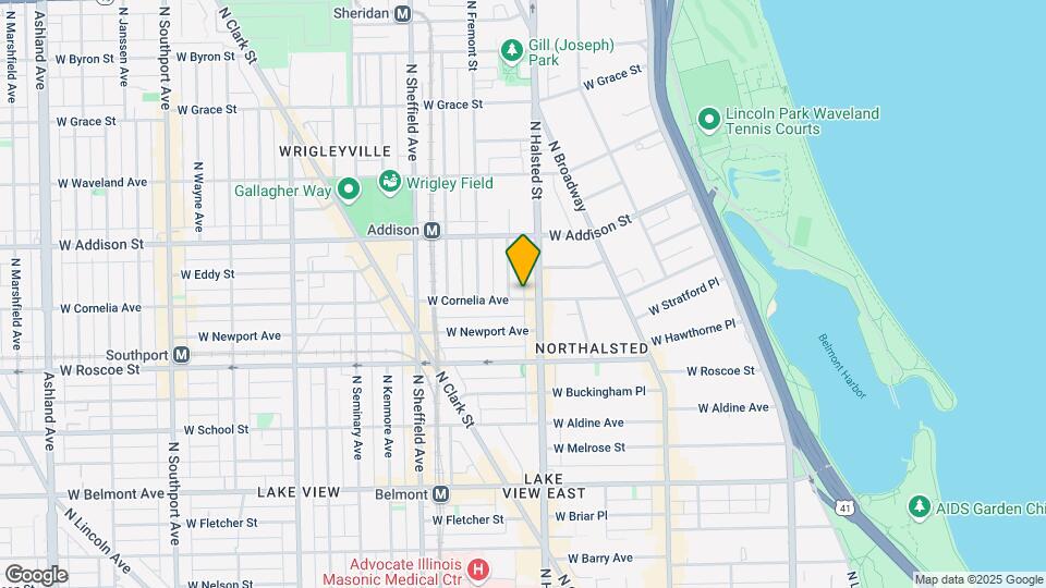 814 W Cornelia, Unit M03B Mapa y Detalles de la Ubicación