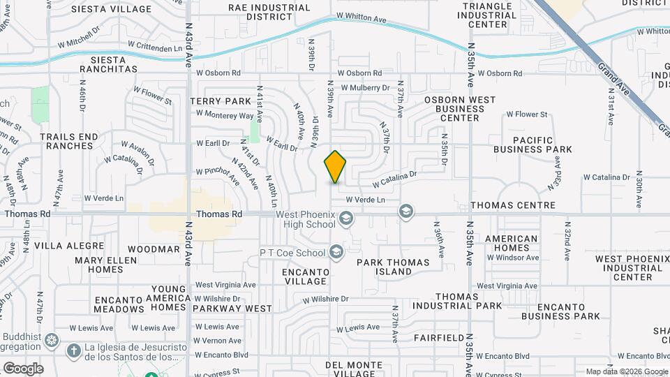 2939 N 39th Ave Map and Location Details