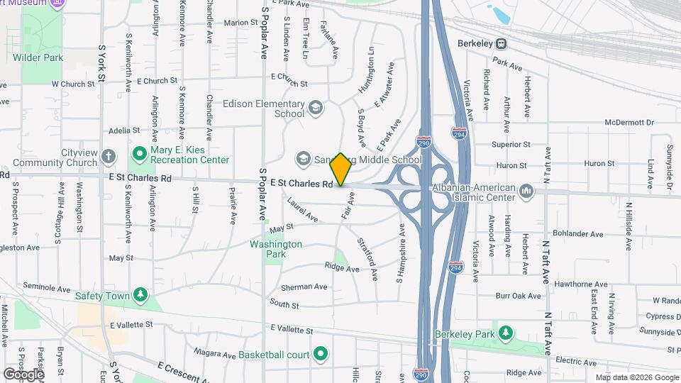 392 E St Charles Rd Map and Location Details