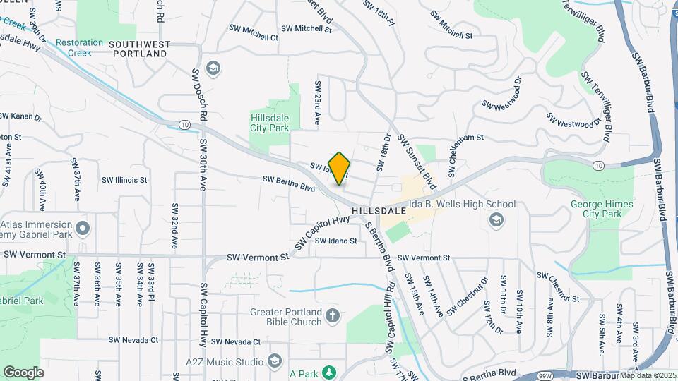 6219 SW 21st Ave Map and Location Details