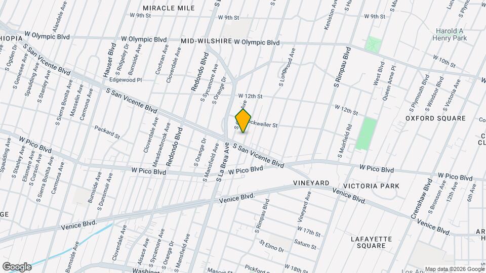 1283 S Highland Ave, Unit 1283 Mapa y Detalles de la Ubicación