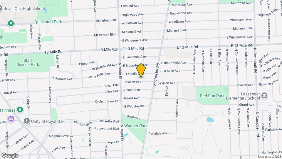 229 Devillen Ave Mapa y Detalles de la Ubicación