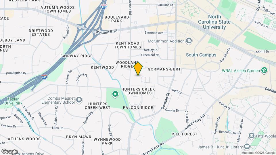 The Parkside Apartments Map and Location Details