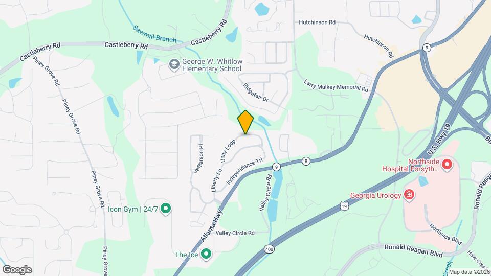 1640 Unity Loop Map and Location Details