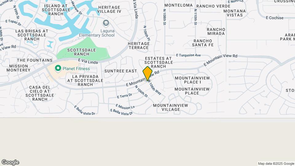 10641 E San Salvador Dr Map and Location Details
