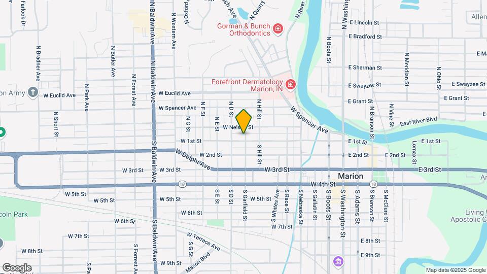 802 W 1st St, Unit 802 Map and Location Details