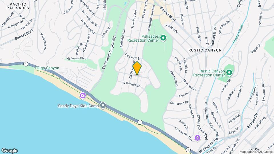 437 N Swarthmore Ave Map and Location Details