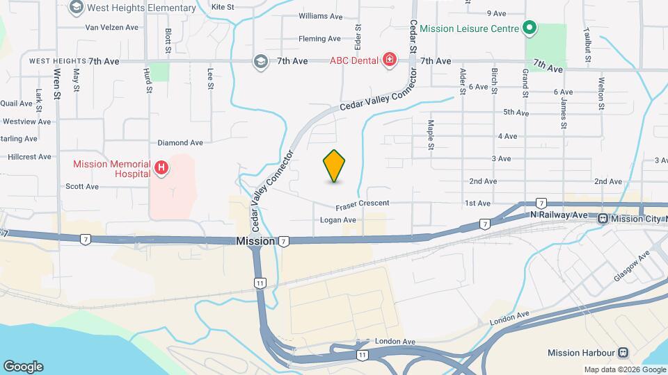 32651 Fraser Crescent Map and Location Details