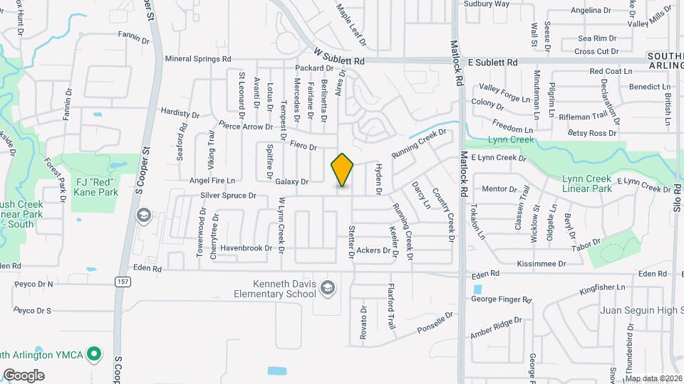 865 W Lynn Creek Dr Map and Location Details