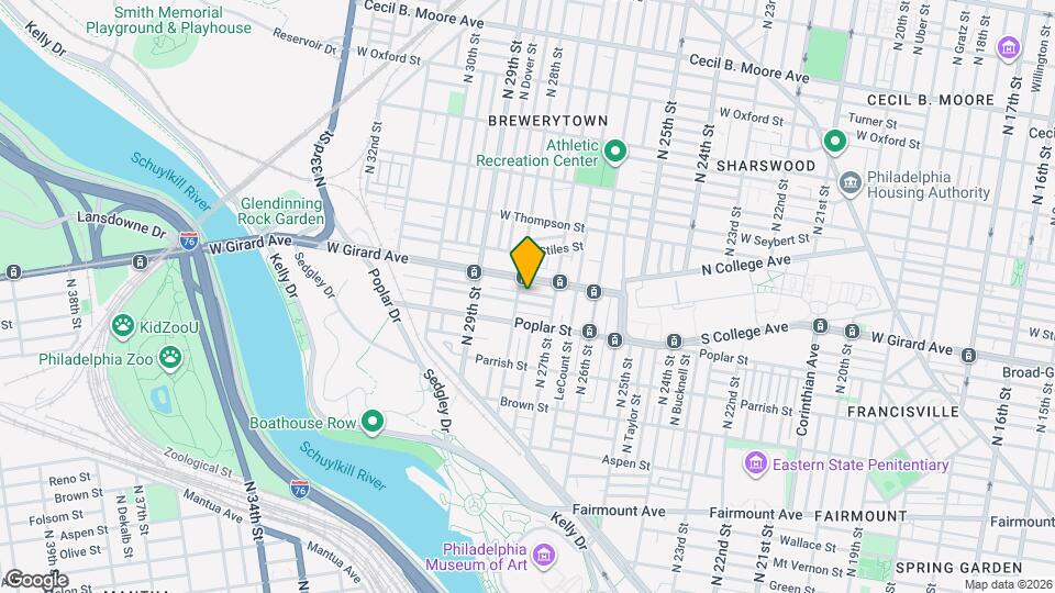 2737 Cambridge St Map and Location Details