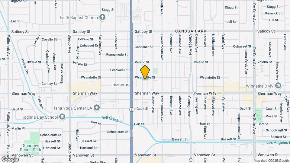 7244 Vassar Ave Map and Location Details