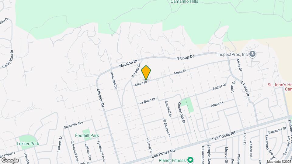 155 Mesa Dr Map and Location Details