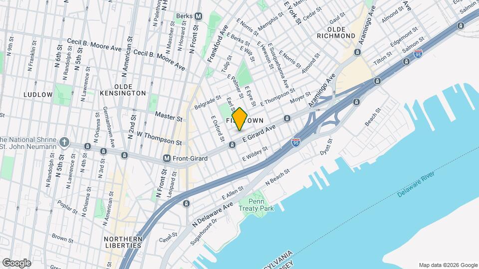 416 E Flora St Map and Location Details