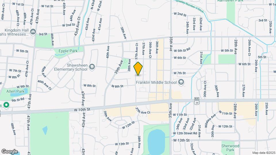 708 37th Ct Map and Location Details