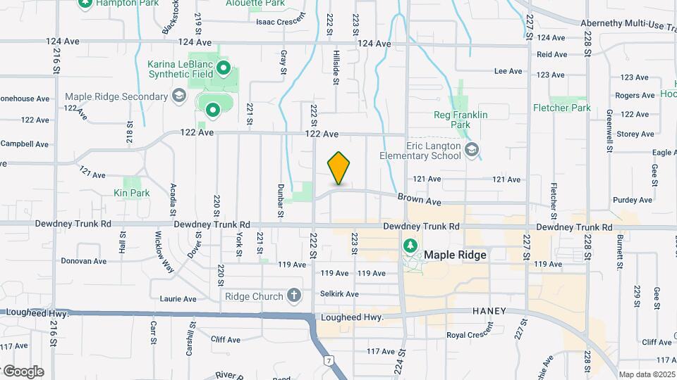 22226 Brown Ave Map and Location Details