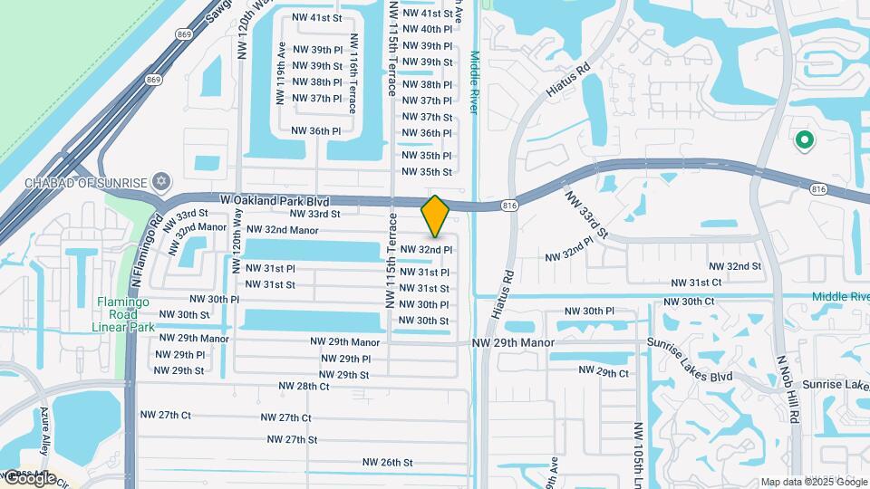 11361 NW 32nd Pl Mapa y Detalles de la Ubicación