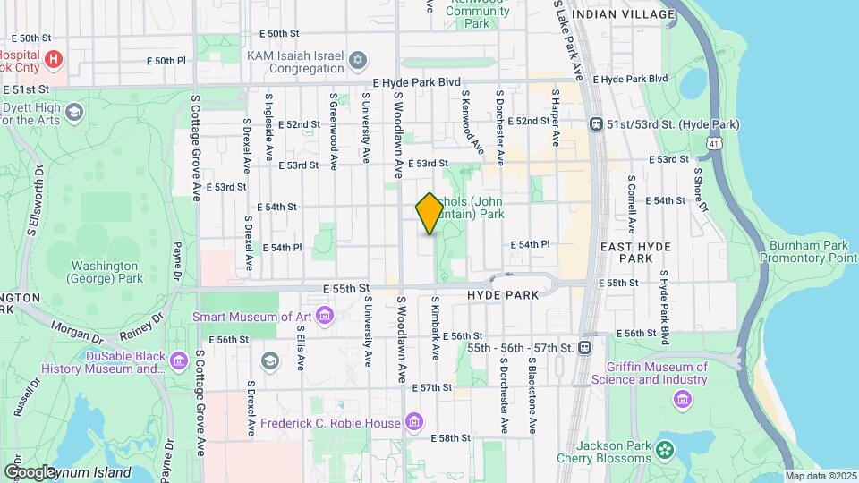 5440 S Kimbark Ave Map and Location Details