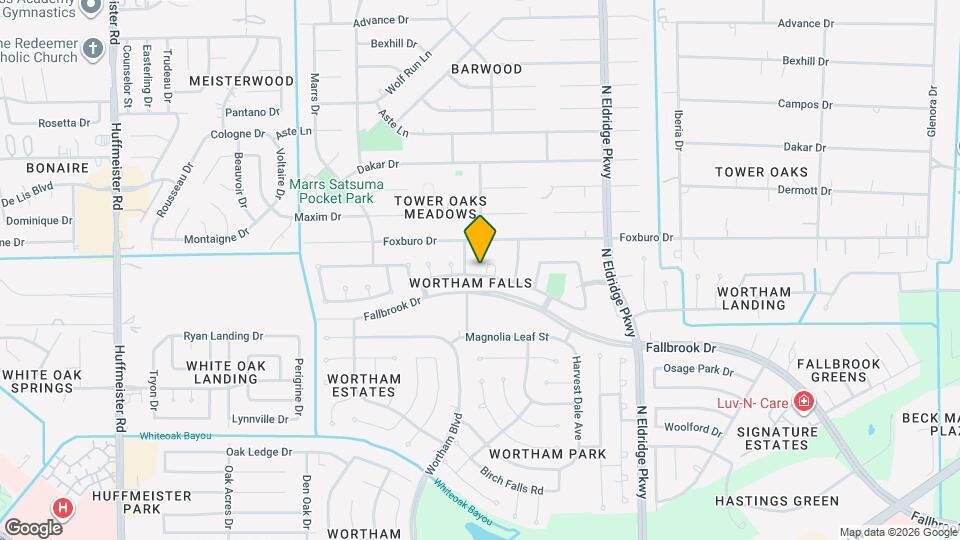 11103 Canyon Brook Ct Map and Location Details