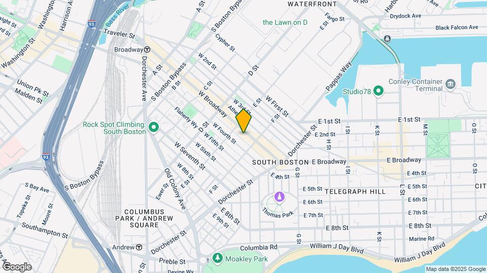 395 W Broadway Map and Location Details