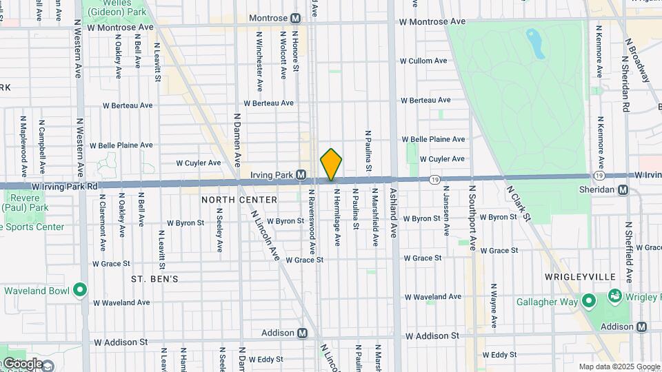 1733 W Irving Park Rd, Unit 506 Map and Location Details